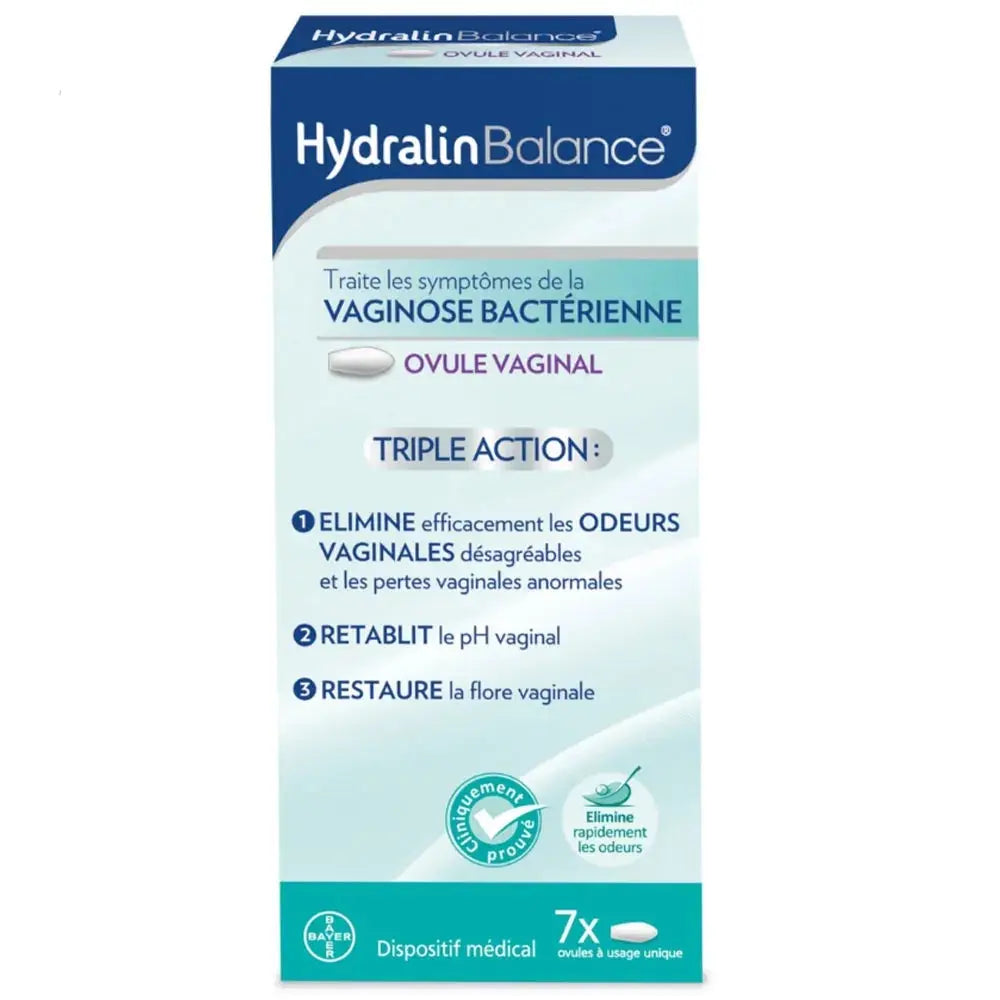 Hydralin - Balance Ovule Vagina - Triple Action x7 Lariboisière Shop
