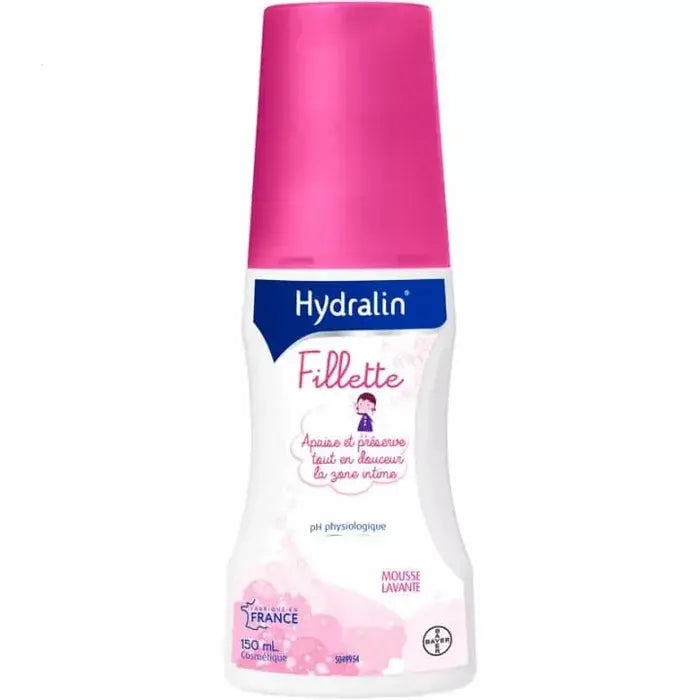 Hydralin FILLETTE - Mousse Lavante Intime - Dès 2 ans - 150ml Lariboisière Shop