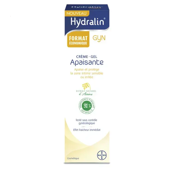Hydralin GYN - Crème-Gel Apaisante Intime - Zone Intime Sensible ou Irritée - 35ml Lariboisière Shop