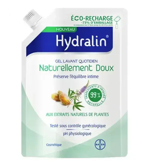 Hydralin - Gel Lavant Intime Quotidien Naturellement Doux - Eco-Recharge - 400ml Lariboisière Shop
