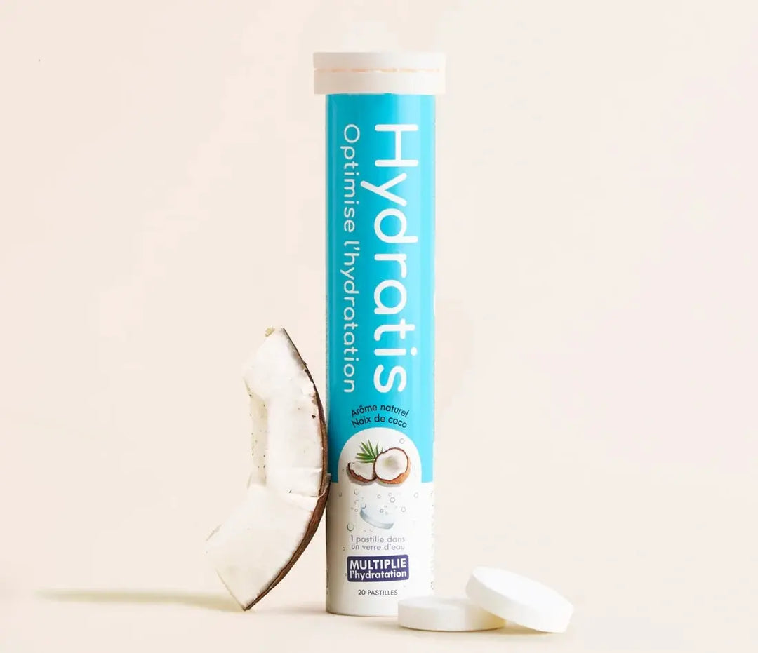 Hydratis - Hydratation Saveur Coco - 20 pastilles effervescent Lariboisière Shop