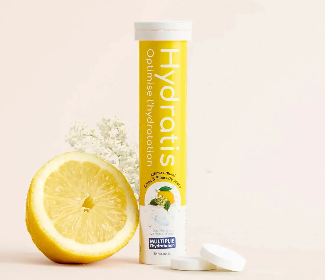 Hydratis - Saveur Citron Fleurs de sureau - 20 pastilles Lariboisière Shop