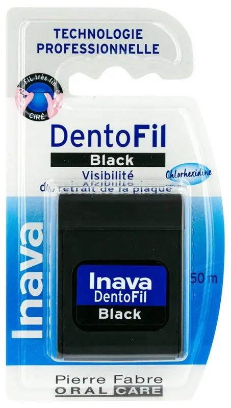 INAVA DentoFil Black Fil Dentaire 50 m Lariboisière Shop
