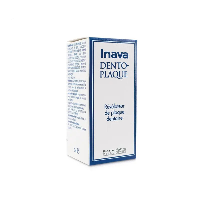 INAVA Dentoplaque Solution Révélatrice de Plaque Dentaire 10 ml Lariboisière Shop