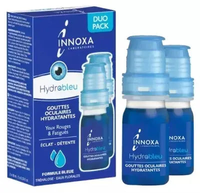Innoxa - Gouttes Oculaires Hydratantes - Yeux Rouges Fatigués Lot de 2 x 10 ml Lariboisière Shop