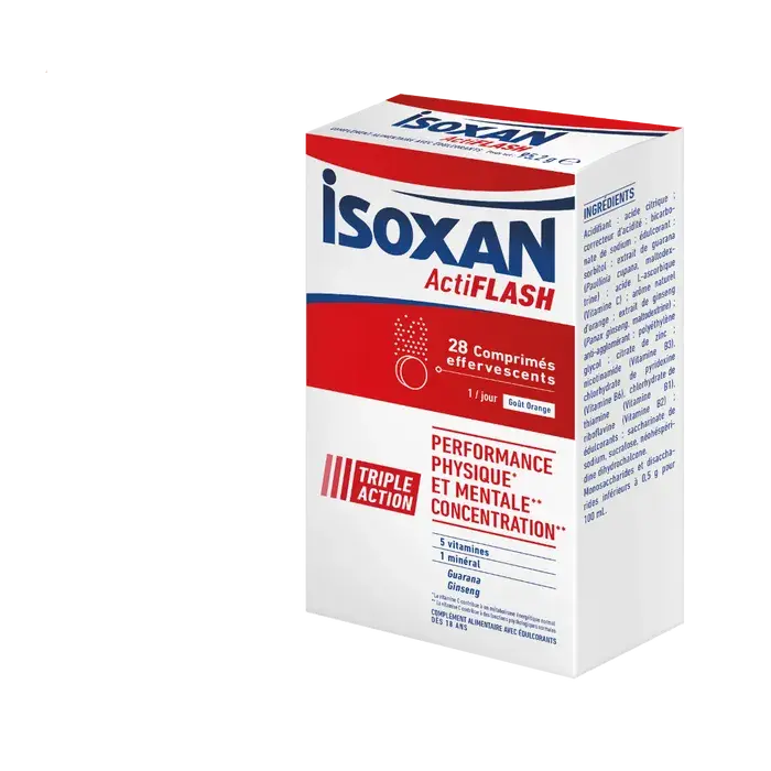Isoxan - Actiflash - 28 comprimés effervescents Lariboisière Shop