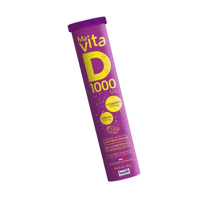 Isoxan - Ma Vita D 1000U.I. - 20 comprimés effervescents Lariboisière Shop