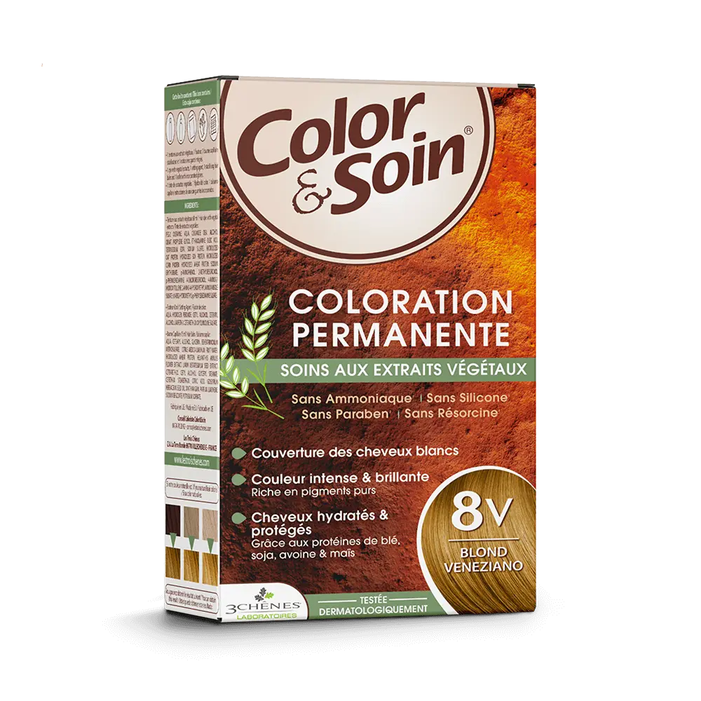 LTC - Color & Soin Permanente - Coloration Capillaire - 8V  Blond Veneziano 1 Kit Lariboisière Shop