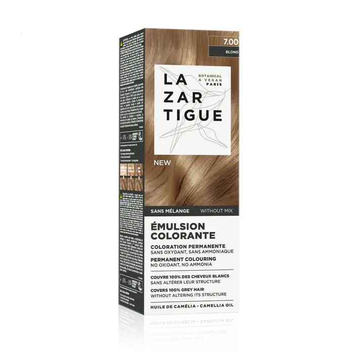 Lazartigue - EMULSION COLORANTE - 7.00 - Blond Coloration Permanente - 60ml Lariboisière Shop