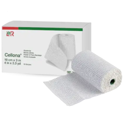 Lohmann & Rauscher Cellona Bande Plâtrée 10 cm x 2 m unités 1 Lariboisière Shop