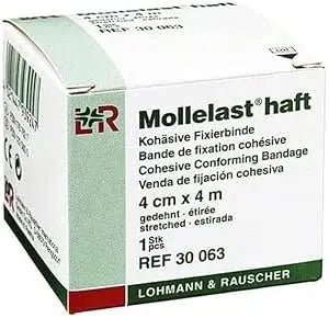 Lohmann - MOLLELAST HAFT BANDE SANS LATEX - 4 CM X 4 M Lariboisière Shop