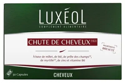 Luxéol Chute de Cheveux 30 Capsules - Lariboisière Shop