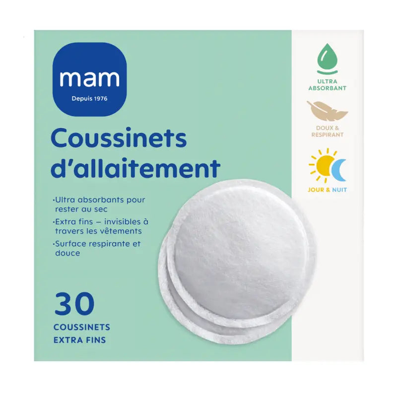MAM Coussinets d’Allaitement x30 Lariboisière Shop
