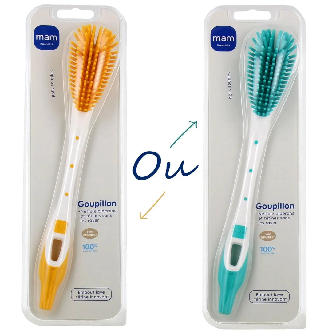 MAM Goupillon Soft Brush Silicone | Biberon et Tétine Lariboisière Shop