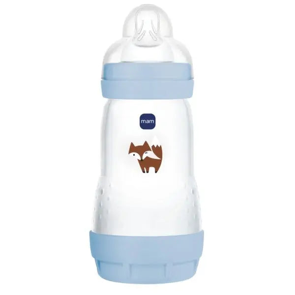 Mam - EASY START - Biberon Anti-Colique Débit 2 - Dès 2 Mois - Elephant - 260ml - 1 Unité Lariboisière Shop