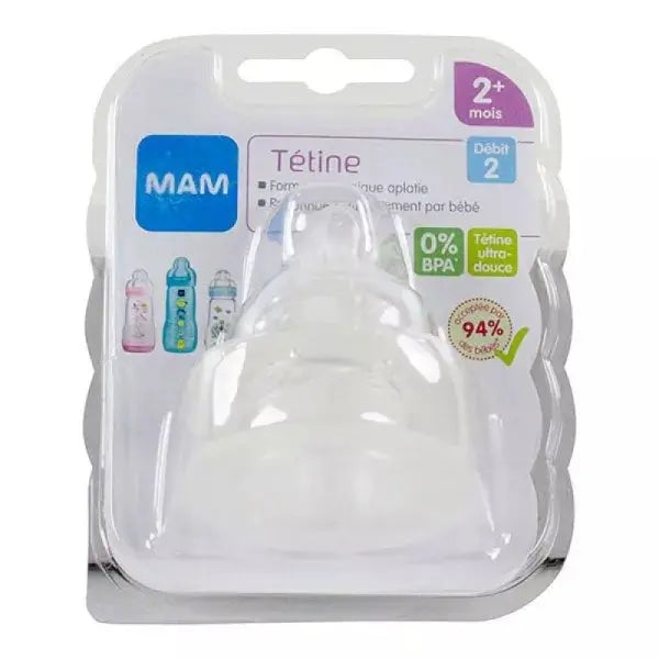 Mam - Tétine Mam Silk Debit 2 Silic - x 2 Lariboisière Shop
