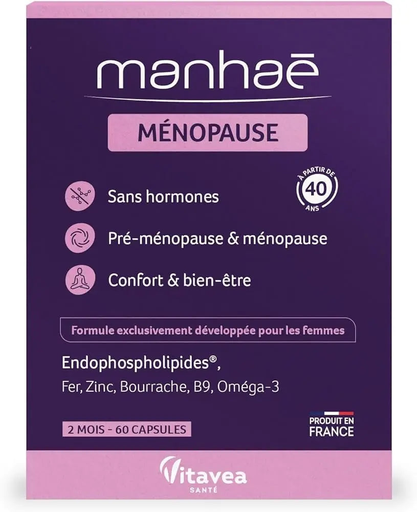 Manhaé Ménopause 120 capsules Lariboisière Shop
