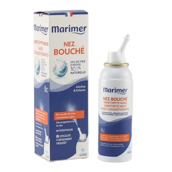 Marimer Nez Bouché Hypertonique Spray 100 ml Lariboisière Shop
