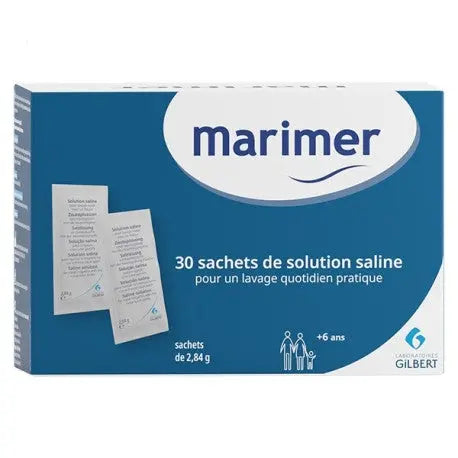 Marimer Sachets de Recharge pour Irrigation Nasale 30 Sachets Lariboisière Shop