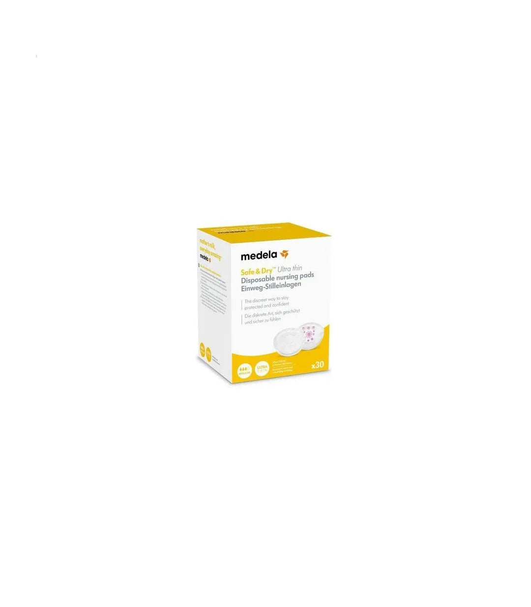 Medela - Coussinets d'allaitement ultra-fins jetables Safe & Dry Medela - x30 Lariboisière Shop