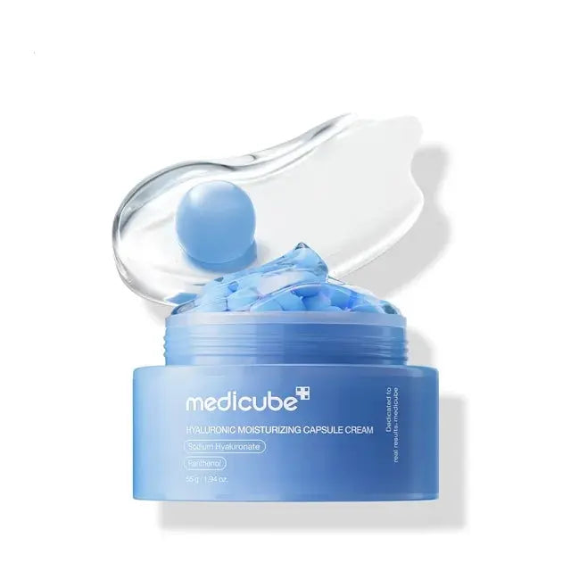 Medicube - Hyaluronic Moisturizing Capsule Cream - Crème hydratante capsules acide hyaluronique - 55g Lariboisière Shop