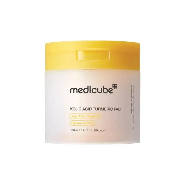 Medicube - Kojic Acid Turmeric Pad - Disques toniques éclat anti-taches - 70 Pads Lariboisière Shop