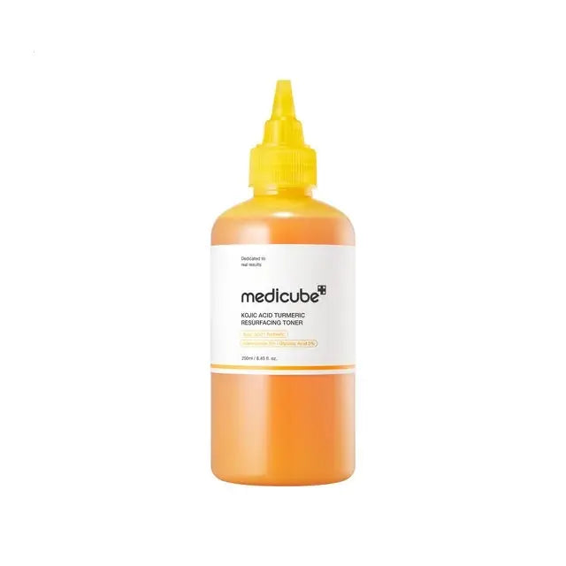 Medicube - Kojic Acid Turmeric Resurfacing Toner - Lotion tonique resurfaçante à l'acide kojique et au curcuma - 250ml Lariboisière Shop