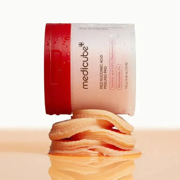 Medicube - Red Succinic Acid Peeling Pad (70 Pièces) Lariboisière Shop