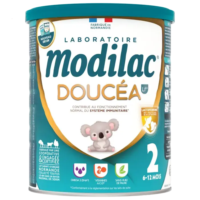 Modilac - DOUCEA - Lait en Poudre 2ème Âge - De 6 à 12 mois - 820g Lariboisière Shop