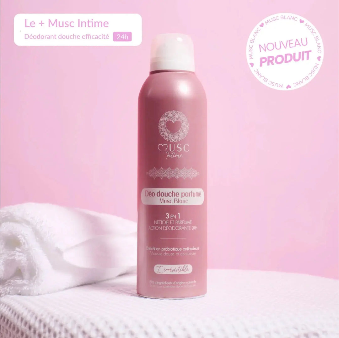 Musc Intime - Déo douche parfumé - Musc Blan - 200ml Lariboisière Shop