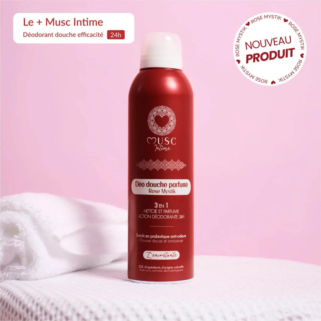 Musc Intime - Déo douche parfumé - Rose Mystik - 200ml Lariboisière Shop