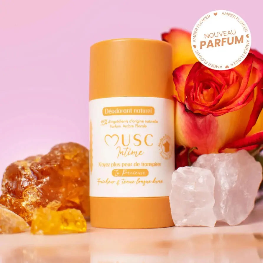 Musc Intime - Déodorant naturel - Ambre Florale - 50g Lariboisière Shop