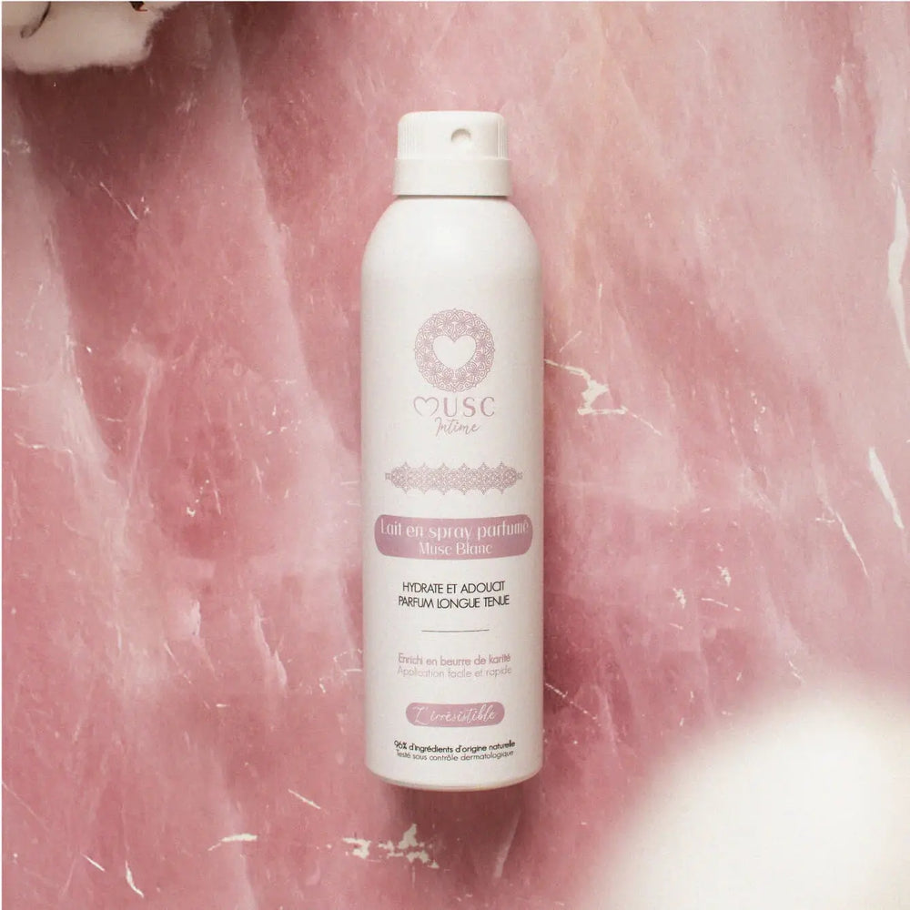 Musc Intime - Lait en spray parfumé - Musc Blanc - 200ml Lariboisière Shop