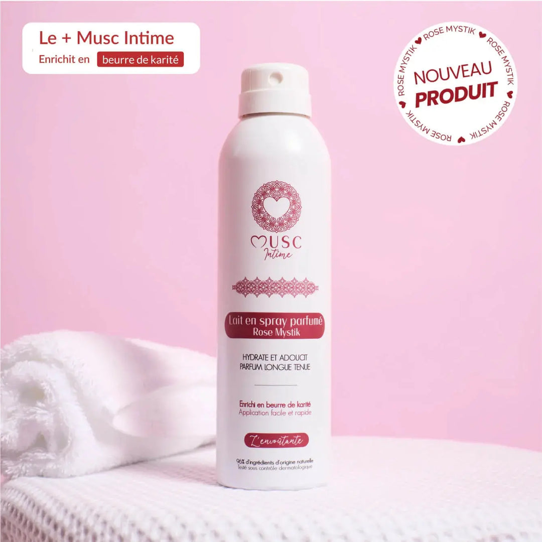 Musc Intime - Lait en spray parfumé - Rose Mystik - 200ml Lariboisière Shop