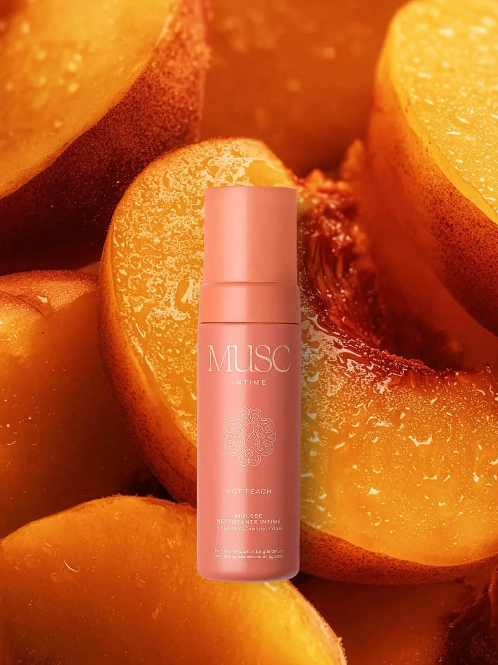 Musc Intime  NEW Hot Peach Mousse Nettoyante Intime 150 ml Lariboisière Shop
