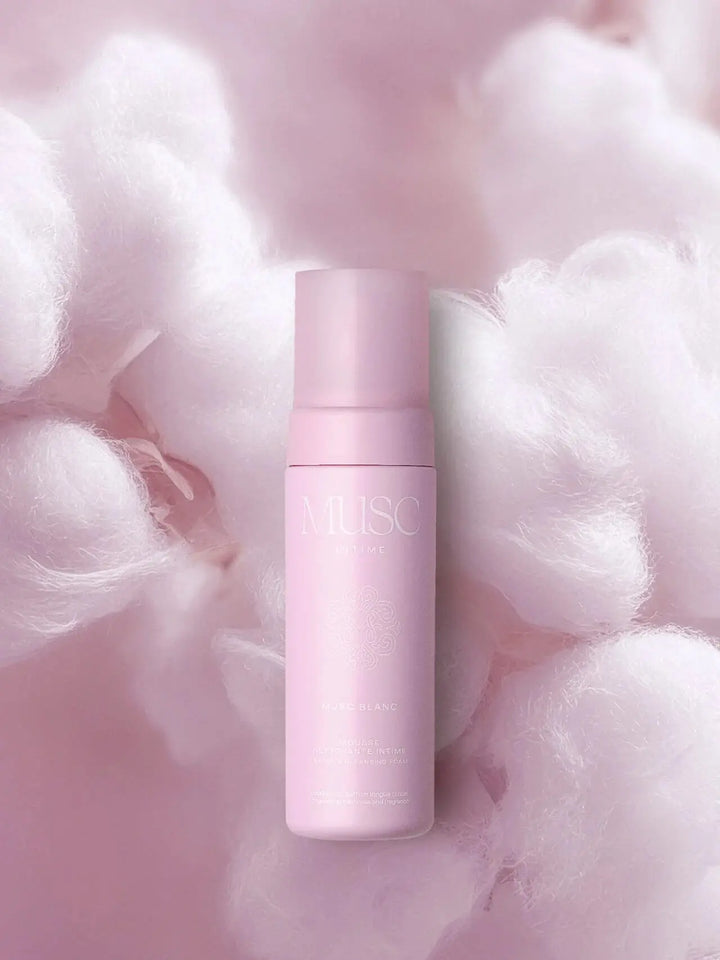 Musc Intime  NEW Mousse Nettoyante Intime Musc Blanc 150 ml Lariboisière Shop