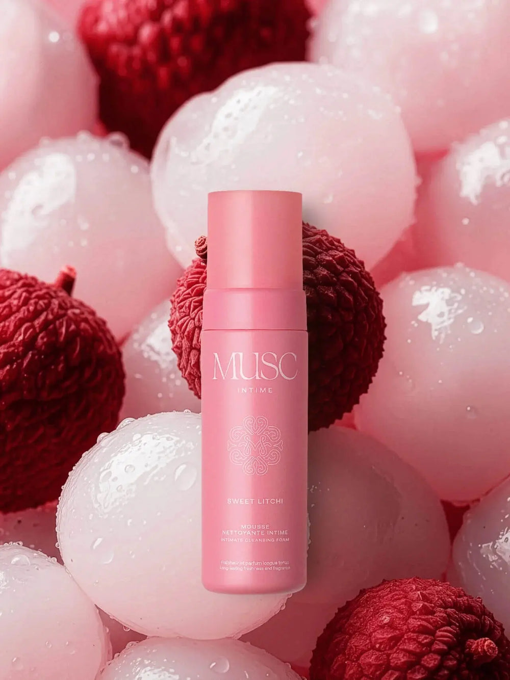 Musc Intime NEW Sweet Litchi Mousse Nettoyante Intime 150 ml Lariboisière Shop