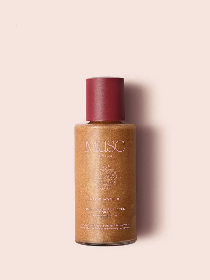 Musc Intime Rose Mystik Huile Glow Pailletée Corps 100 ml Lariboisière Shop