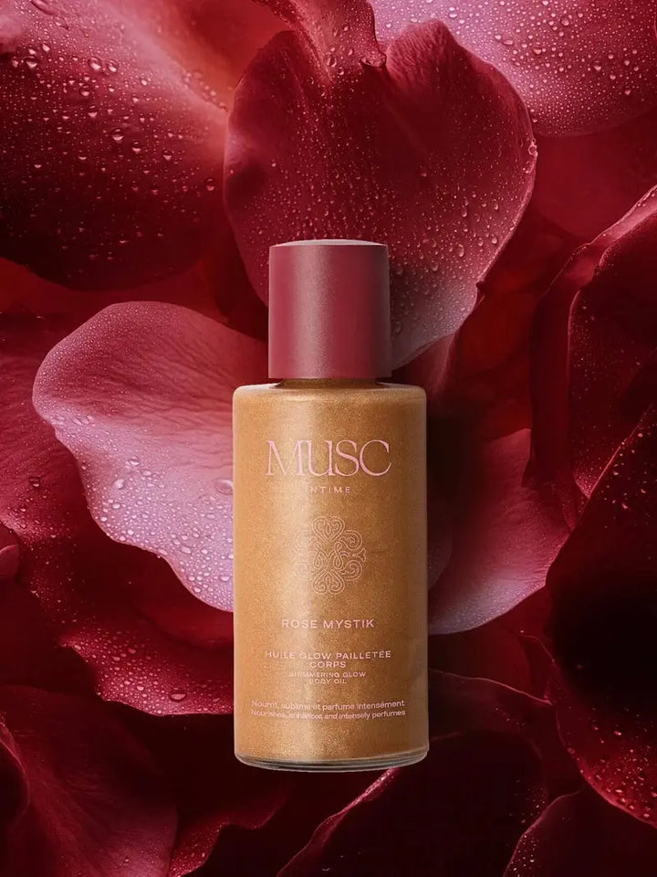 Musc Intime Rose Mystik Huile Glow Pailletée Corps 100 ml Lariboisière Shop