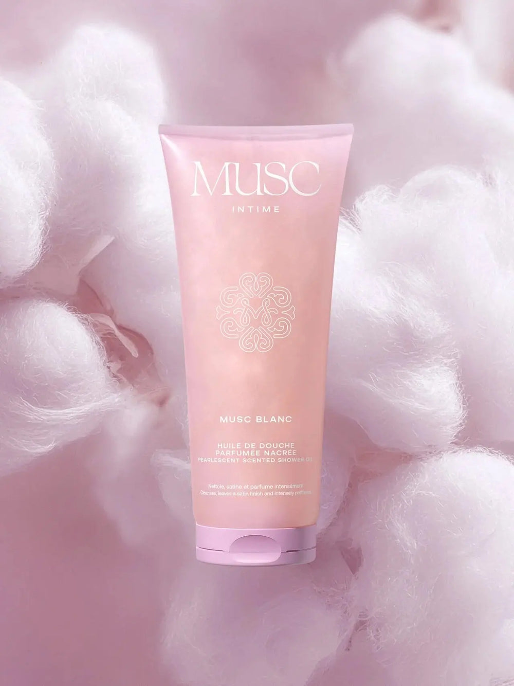 Musc Intime – Huile de Douche Parfumée Nacrée Musc Blanc 200 ml Lariboisière Shop