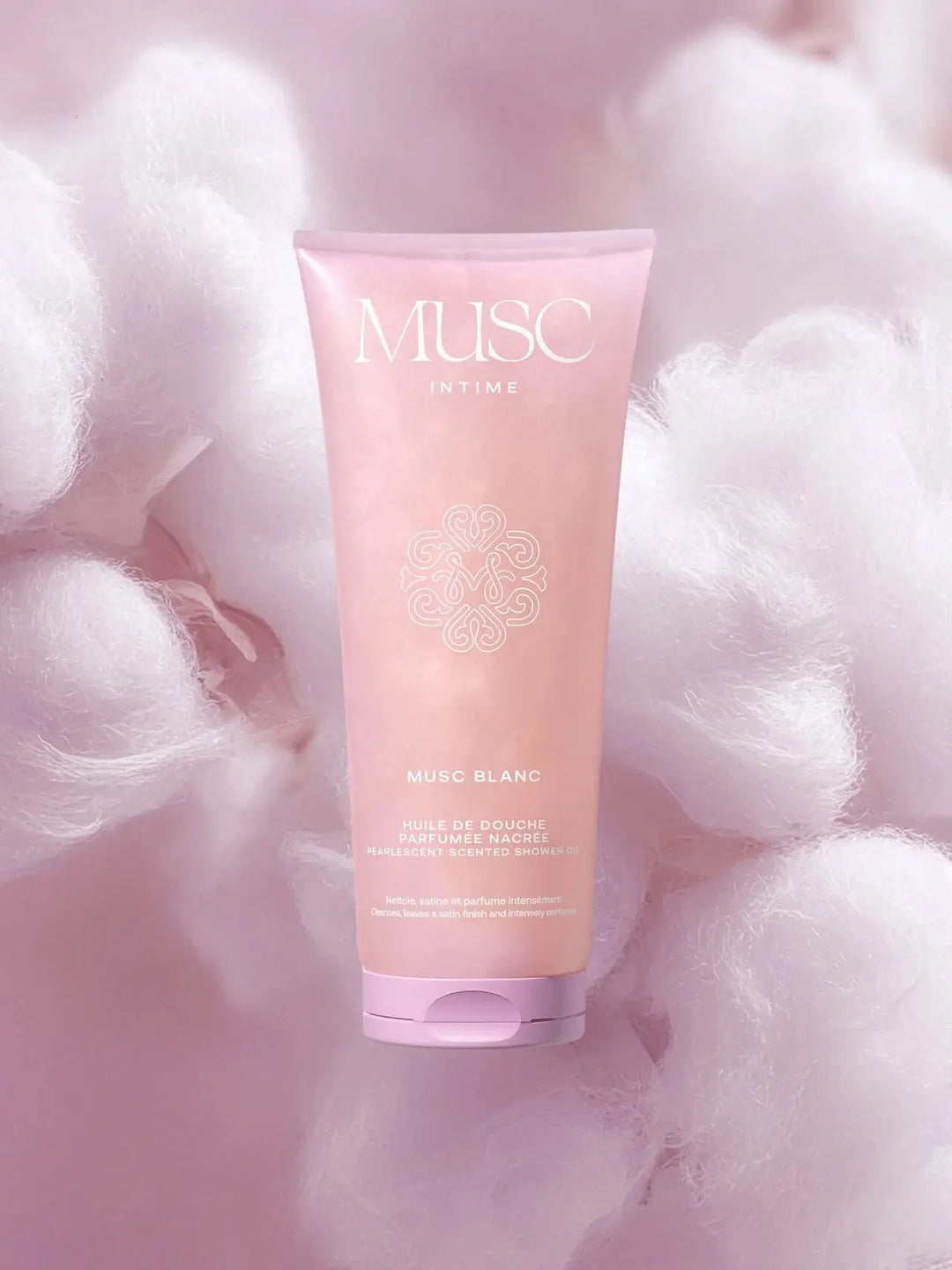 Musc Intime – Huile de Douche Parfumée Nacrée Musc Blanc 200 ml Lariboisière Shop