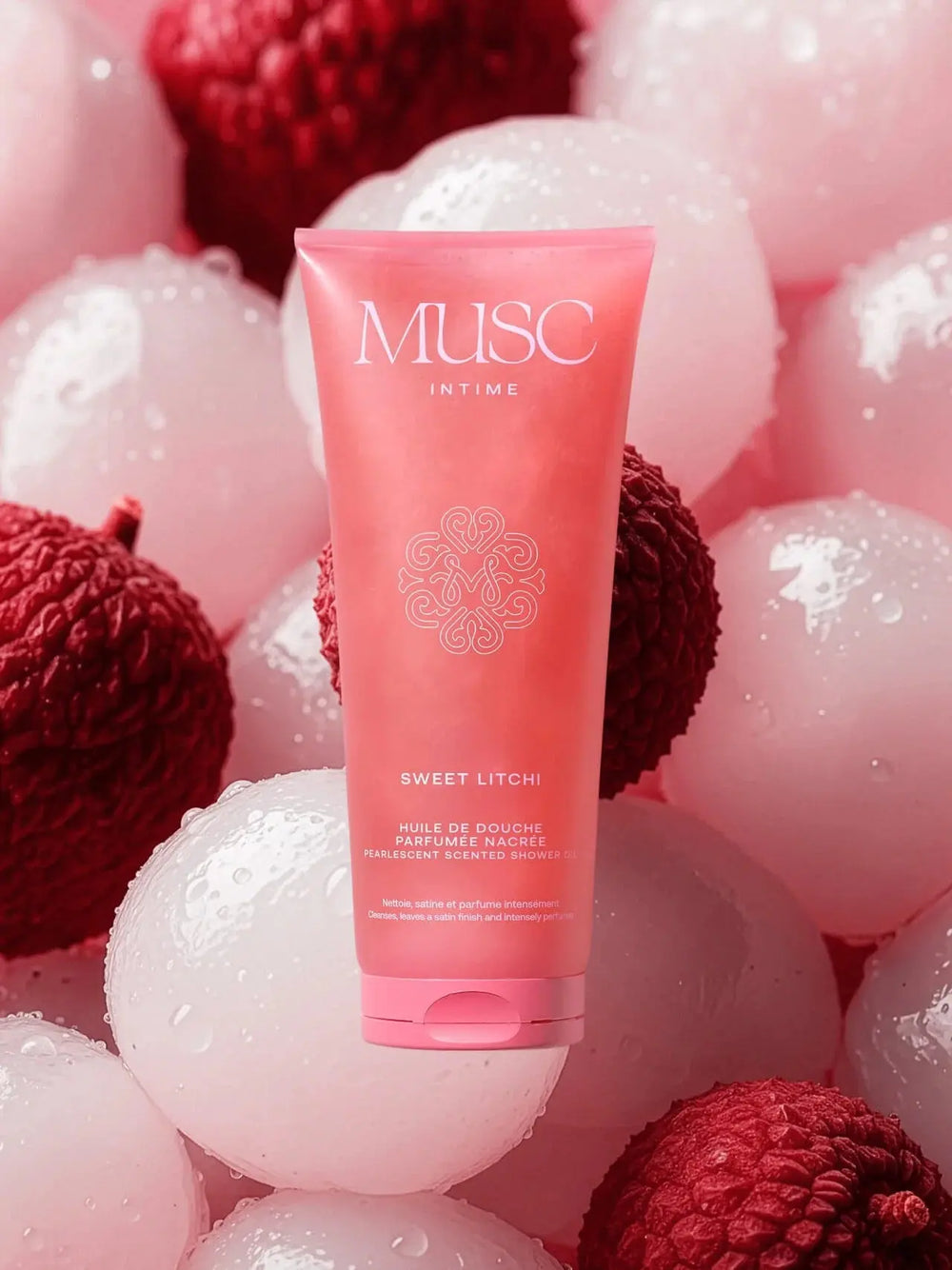 Musc Intime – Huile de Douche Parfumée Nacrée Sweet Litchi 200 ml Lariboisière Shop