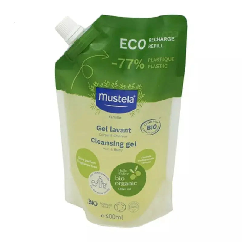 Mustela Éco-Recharge Gel Lavant Bébé Bio Lariboisière Shop