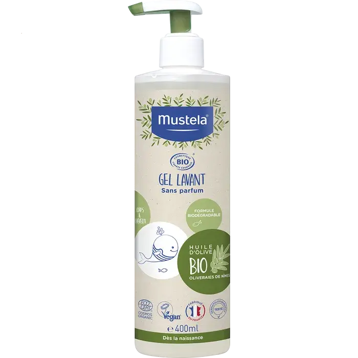 Mustela Gel Lavant Bio Corps & Cheveux 400 ml Lariboisière Shop