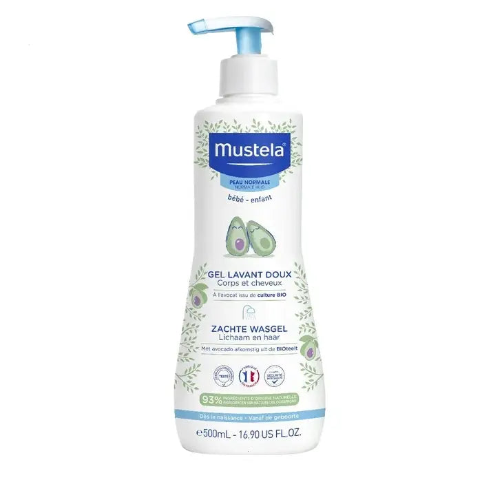 Mustela Gel Lavant Doux à l’Avocat – Corps & Cheveux Lariboisière Shop