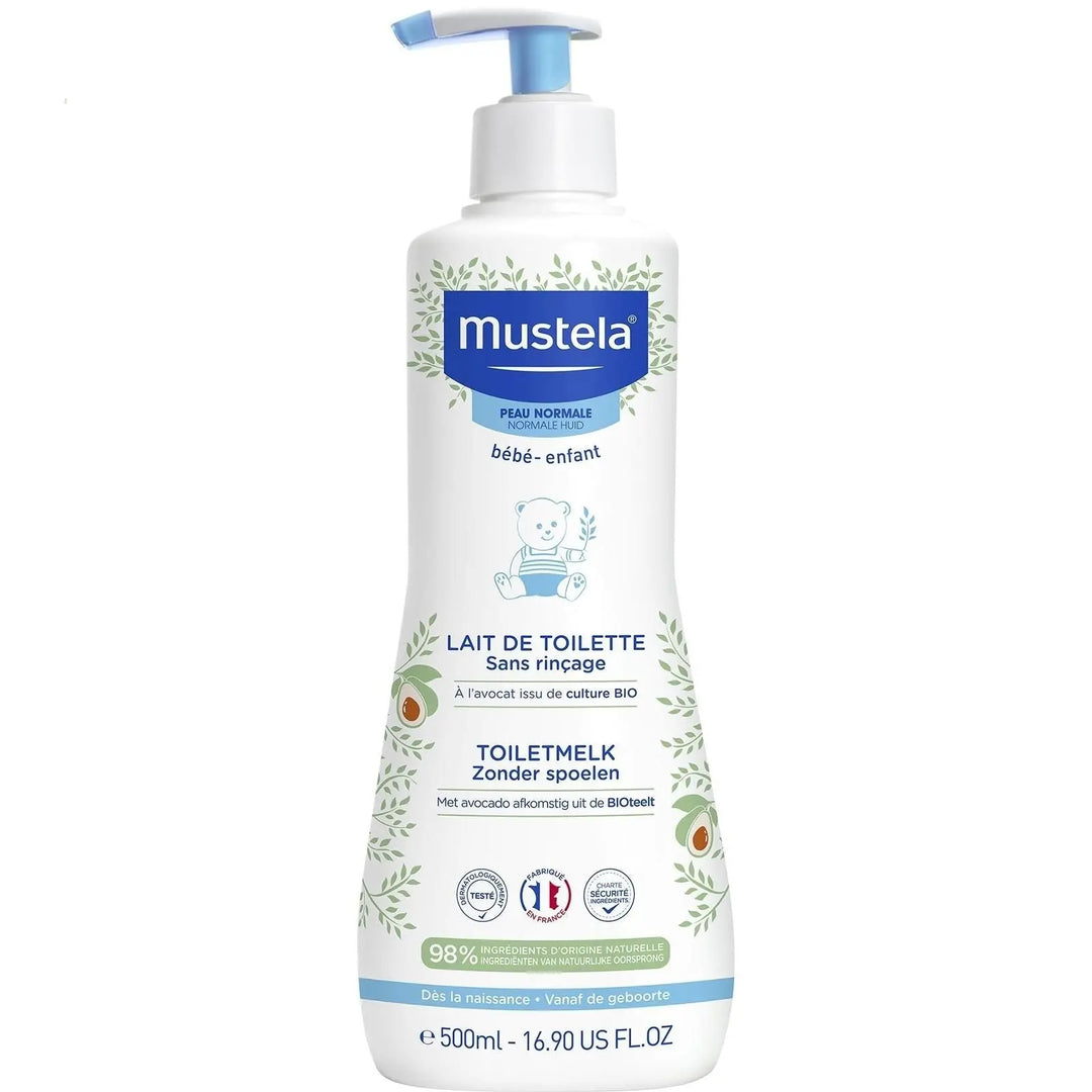 Mustela  Lait de Toilette Sans Rinçage Bébé 500ml Lariboisière Shop