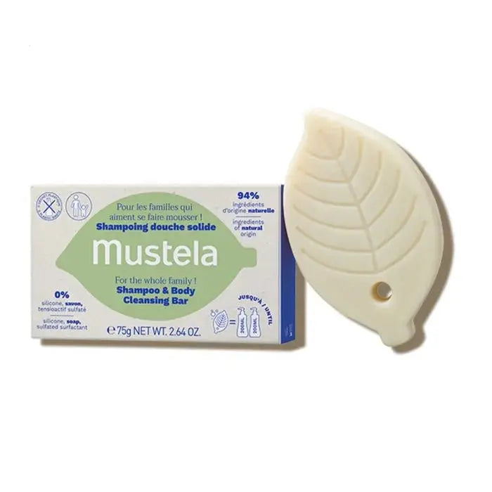 Mustela Shampoing Douche Solide 75 g Lariboisière Shop