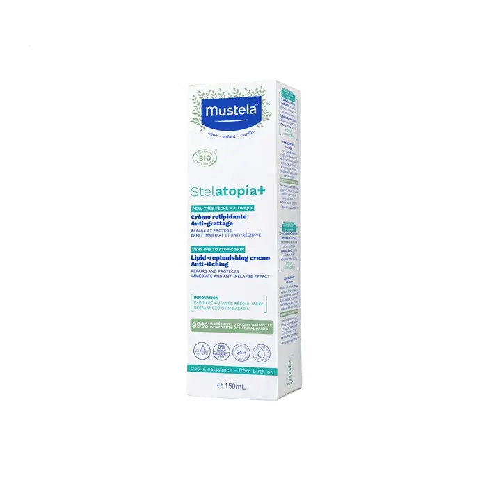 Mustela Stelatopia Crème Relipidante Anti-Grattage 150ml Lariboisière Shop