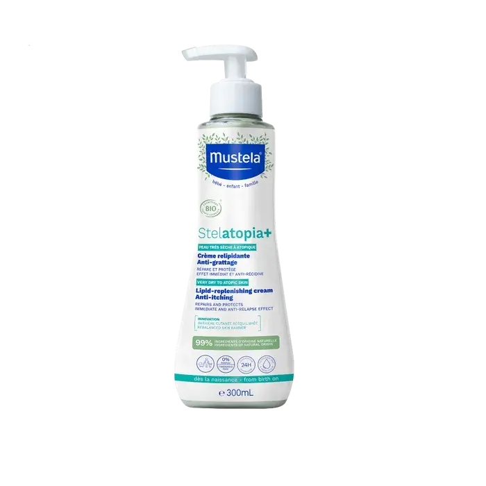 Mustela Stelatopia Crème Relipidante Anti-Grattage 300ml Lariboisière Shop