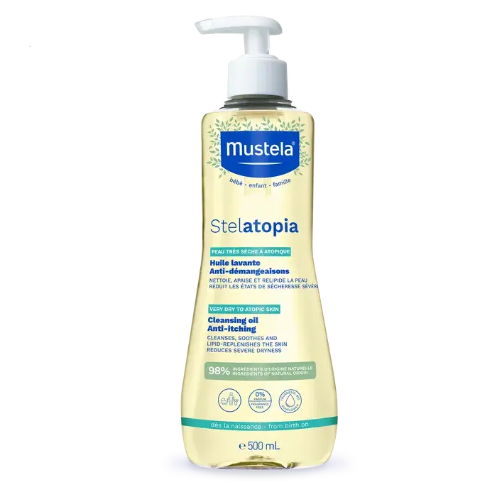 Mustela  Stelatopia Huile Lavante Relipidante 500 ml Lariboisière Shop